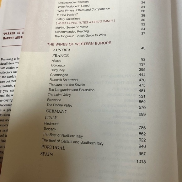 Parker’s Wine Buyers Guide To Vintages Pricing Ratings Grapes Hardcover Book - Picture 5 of 9